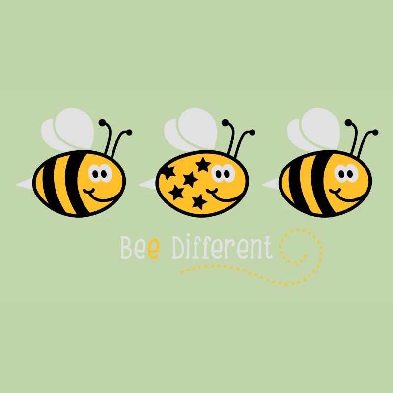 Be different - be yourself - Biene - Bee - 3C