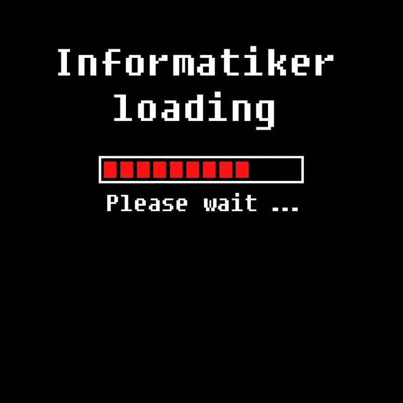 IT specialists loading - IT computer scientist EDP