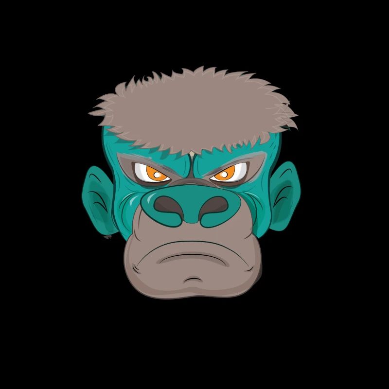 Angry gorilla