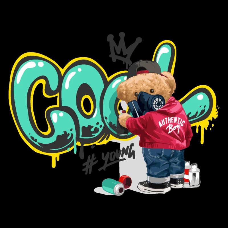 Teddybär Cool Design