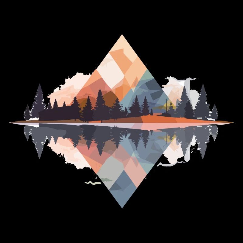 Minimalistic Mountains