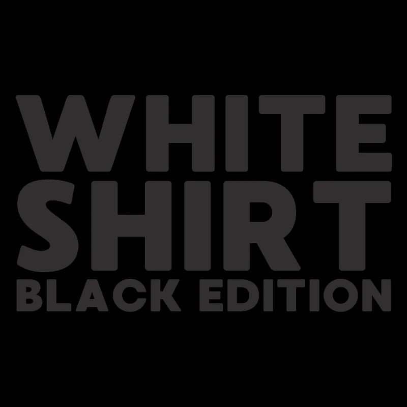 Weißes Hemd Black Edition