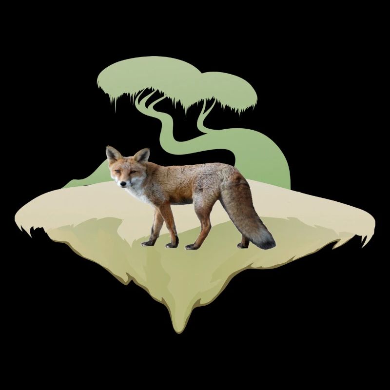 Fuchs , Rotfuchs Motiv
