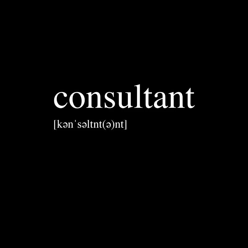 Consultant [pronounced] - White Edit