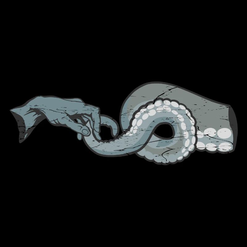 Michelangelo, Adam und der Oktopus