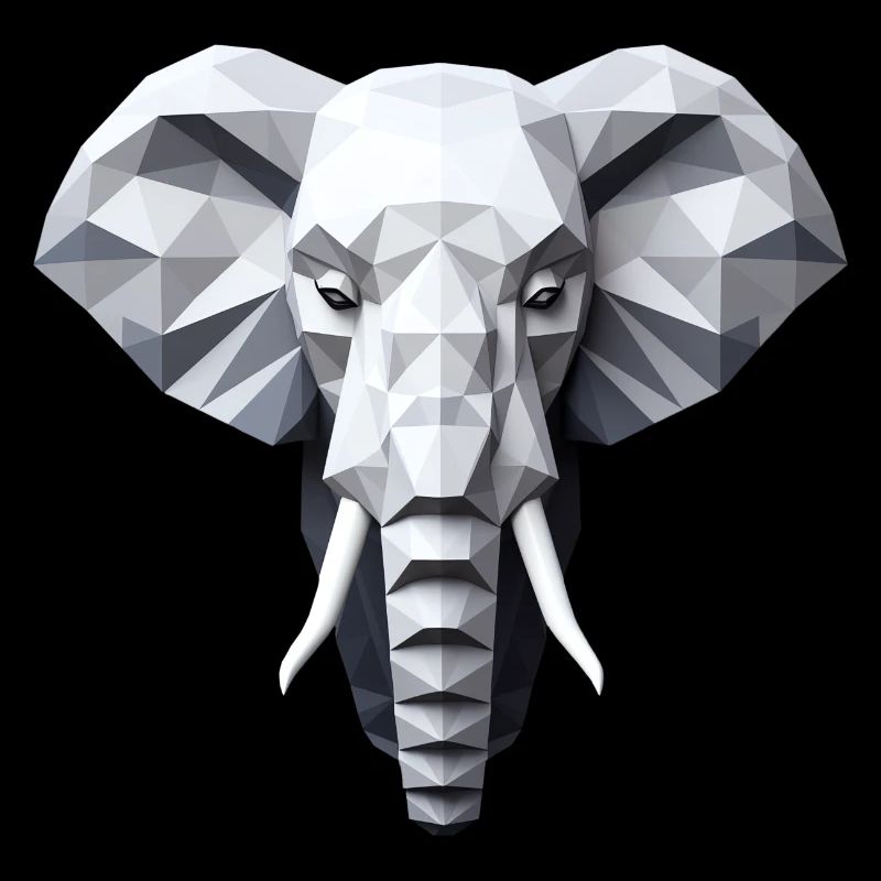 Elephant in geometry: matt Highlight
