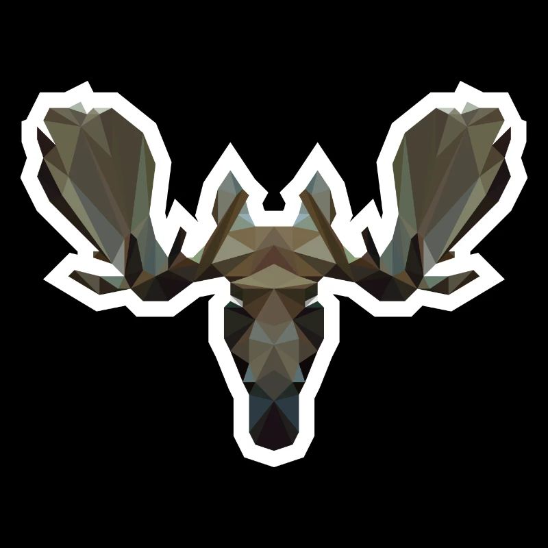 Low Poly Moosehead