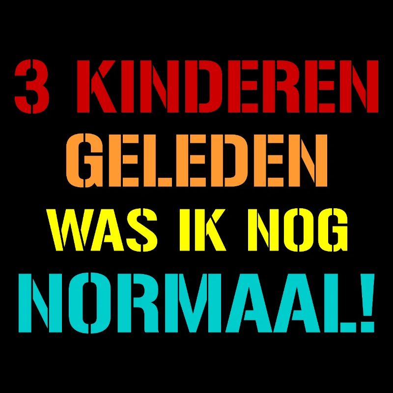 Normal devant trois enfants - Néerlandais