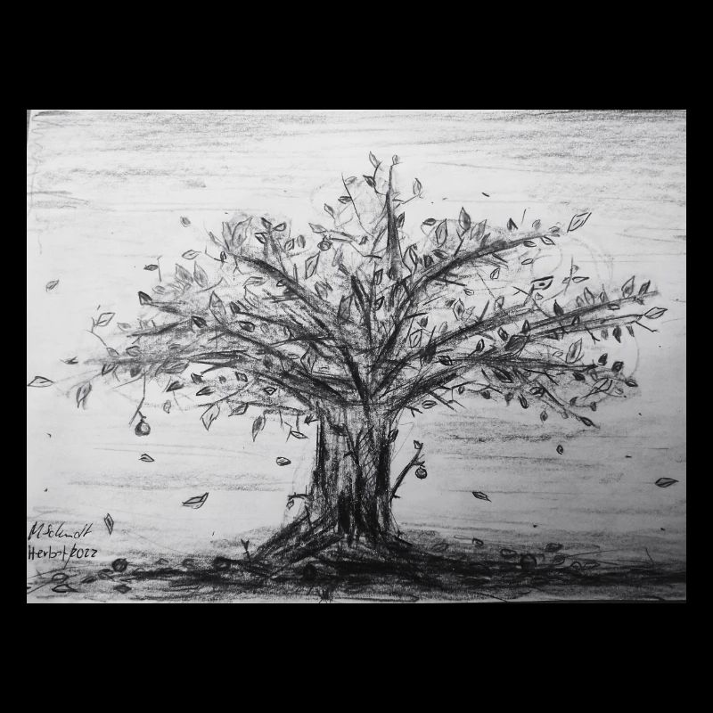 Herbst, Apfelbaum