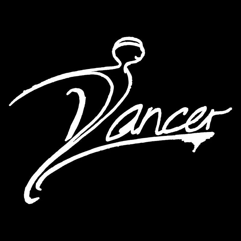 LOGO DU DANSEUR EN BLANC
