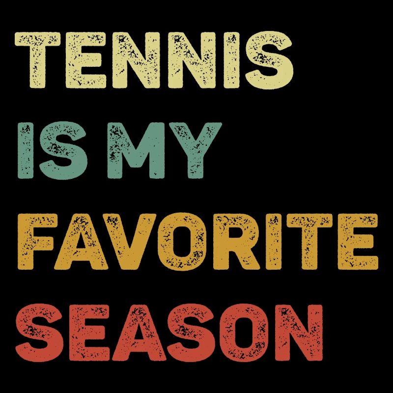 Le tennis est ma saison préférée Retro