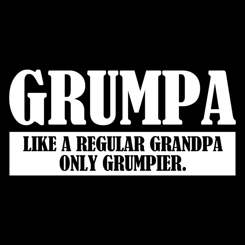 Lustiger Großvater Grumpa
