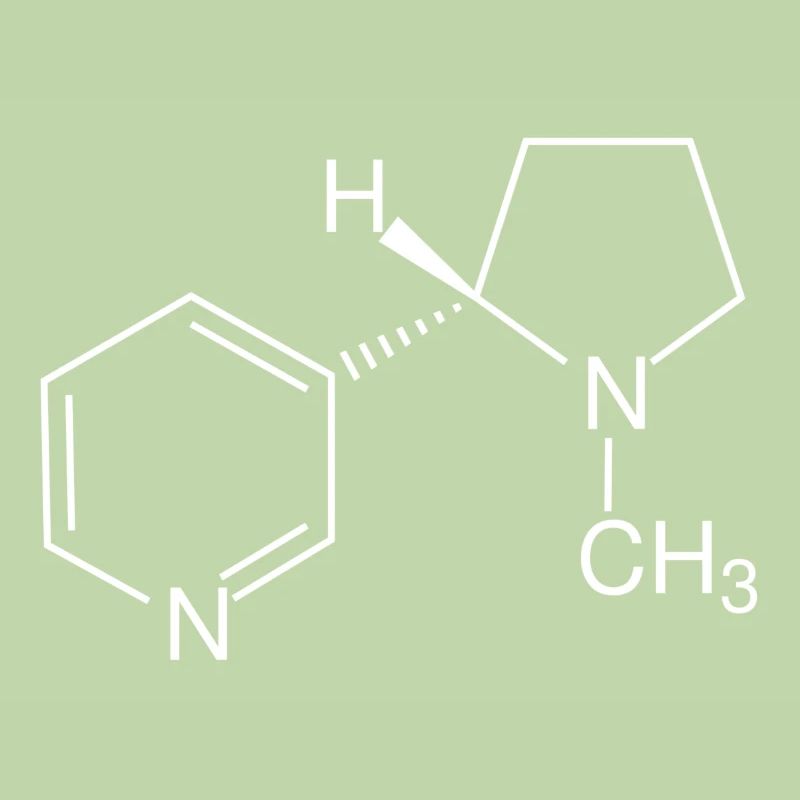 Formule structurale à la nicotine