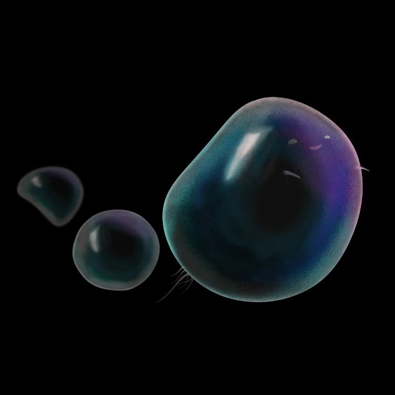 Gelée la bulle de savon