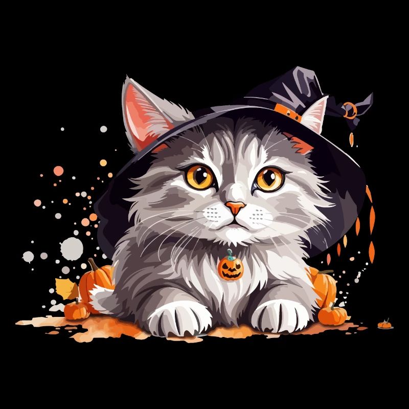 Halloween cat