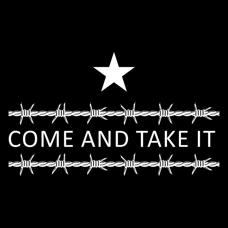 Texas Border Razorwire Venez Et Prenez-le Molon Labe