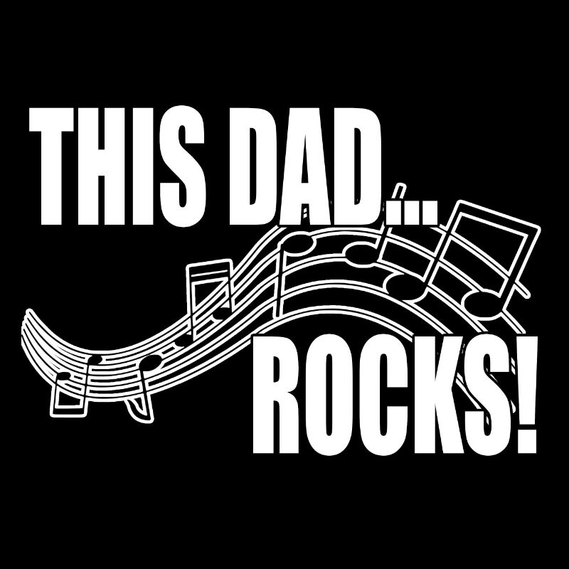 Fathers Day - This Dad Rocks Funny