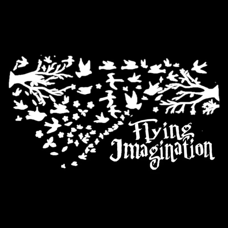 Flying imagination white
