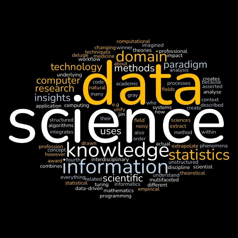 Nuage de mots pour la science des données