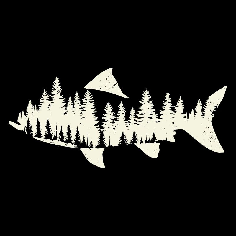 Fish & Mountain Forest