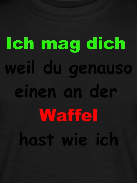 An der Waffel hast