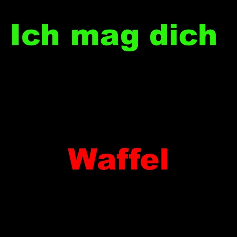 An der Waffel hast