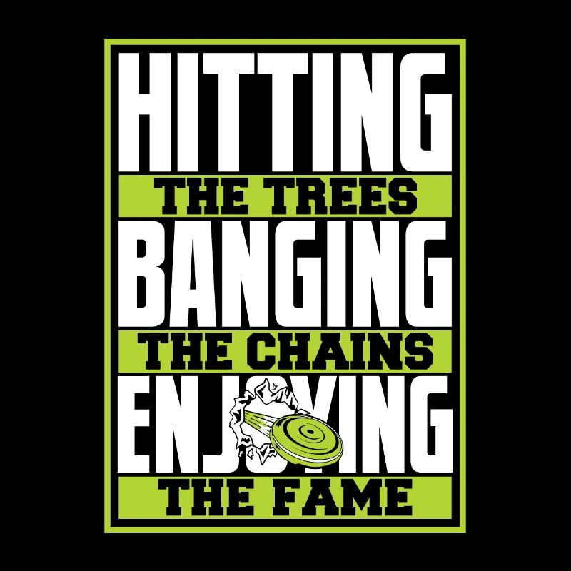 Frapper des arbres en frappant des chaînes jouissant de la gloire