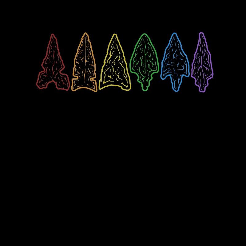Pointes de flèches LGBT Conseils de chasse arc-en-ciel Pointes de flèches