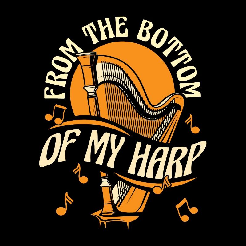 Du bas de ma harpe Harpe Harpe musicale Harpe