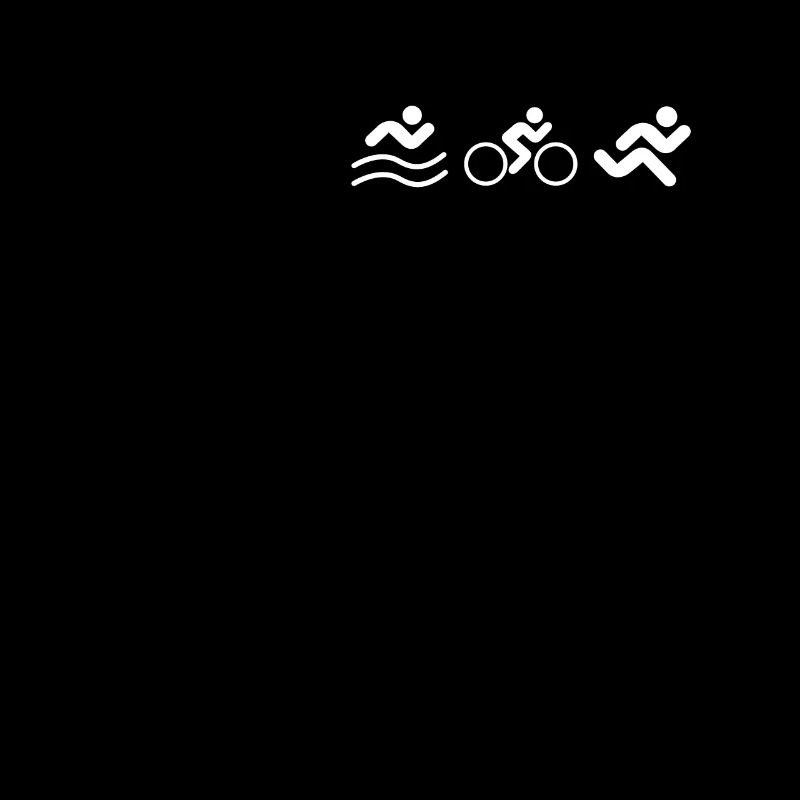 Triathlon Logo Emblem Triathlete Training Professional