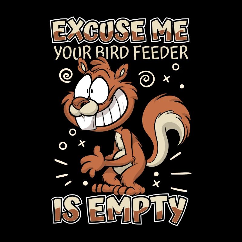 Your Bird Feed Is Empty Squirrel Fox Squirrel