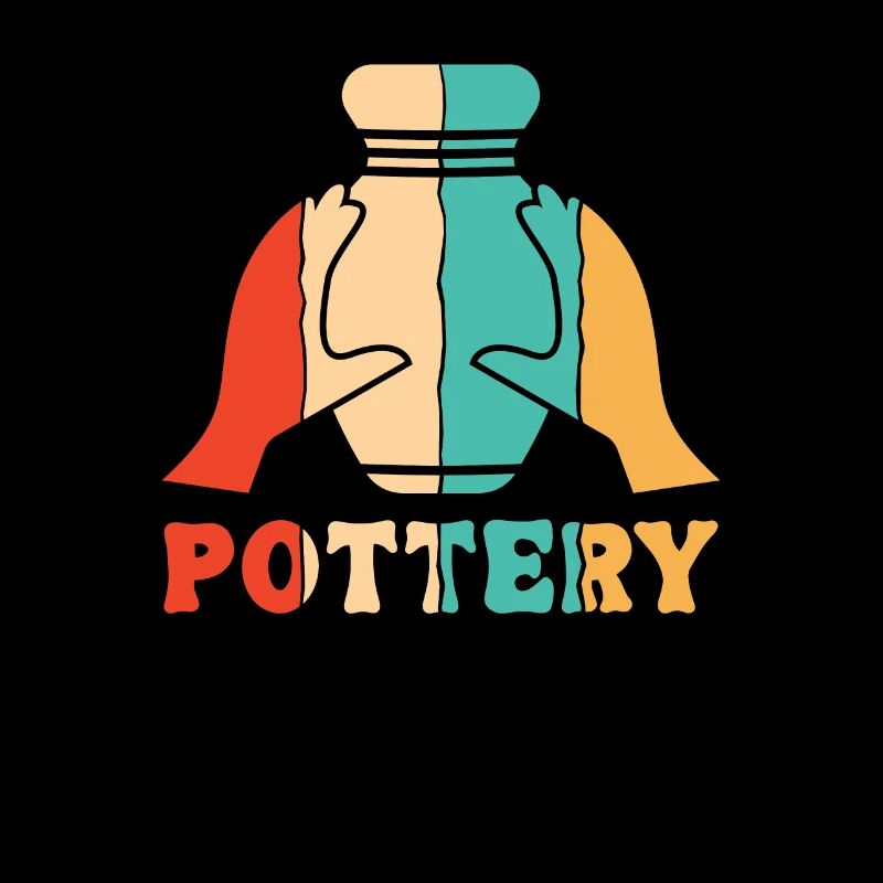 Retro Pottery Hobby Pottery Pro Wheel Lover