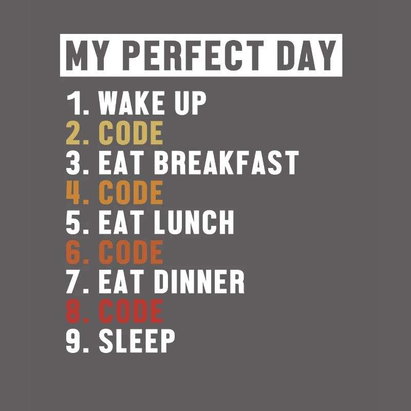 Coding Perfect Day Developer Software Engineer