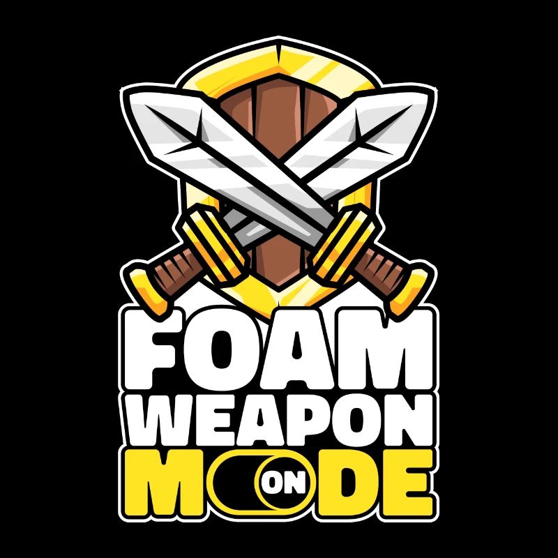 Foam Weapon Mode On LARPing Armor Weapons