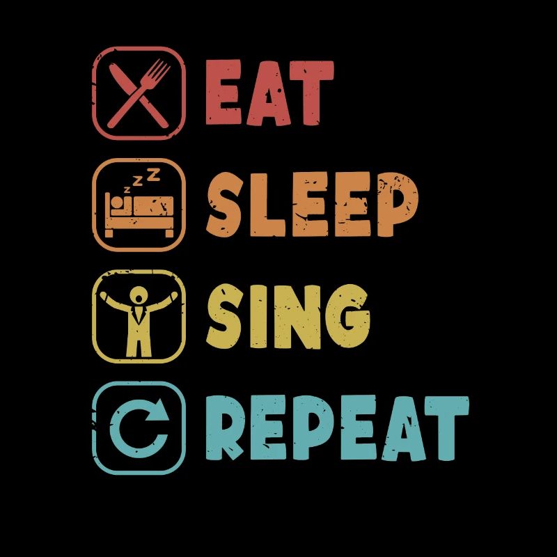 Manger Dormir Chanter Répéter Opéra Maison Chanteur Opéra