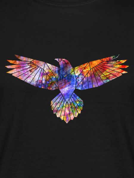 Eagle abstract geometric silhouette