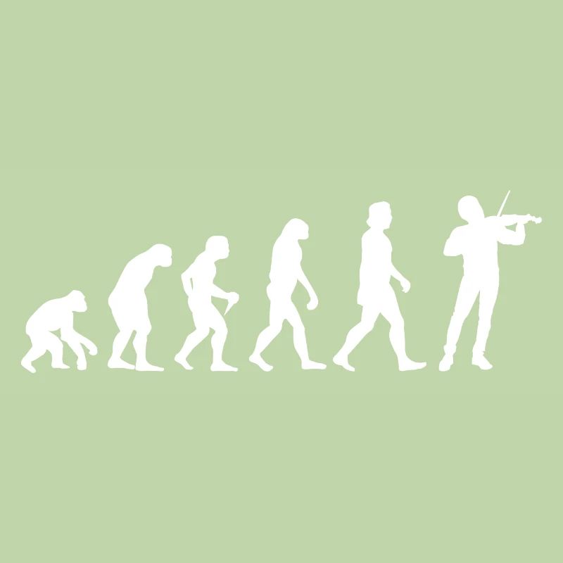 Cadeau de musicien de violon de violon d'évolution de violon