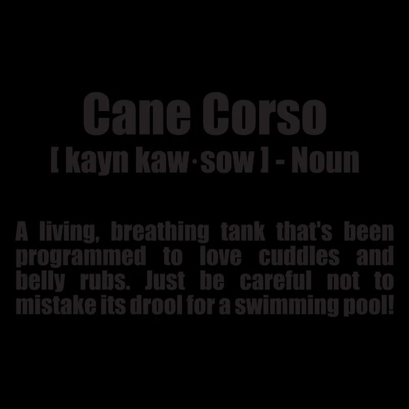 The Cane Corso - Definition from the Duden dictionary