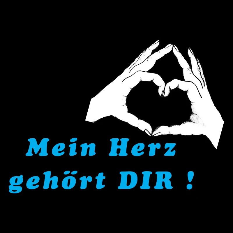 Hände formen ein Herz. Mein Herz gehört DIR !