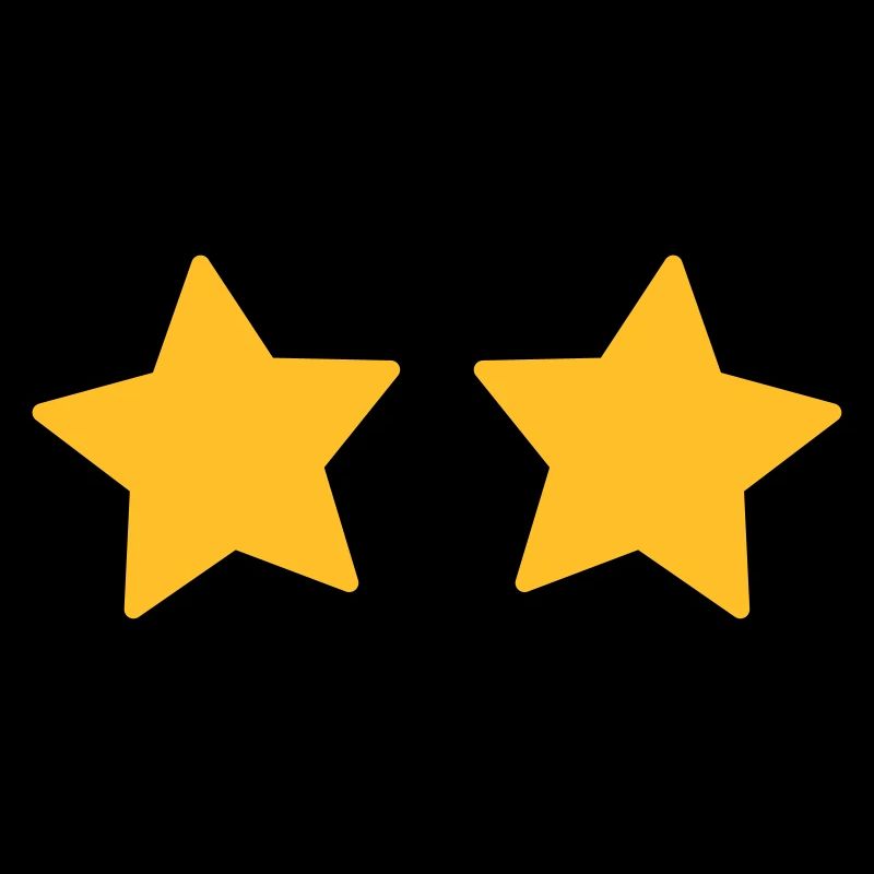Two stars - Customizable