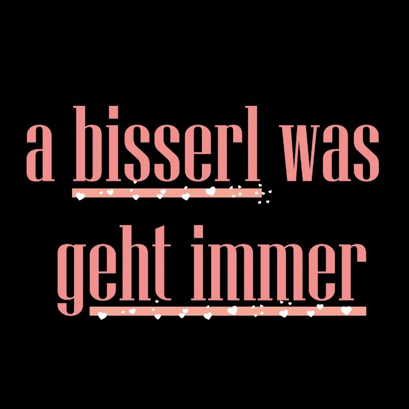 a bisserl was geht immer rosa
