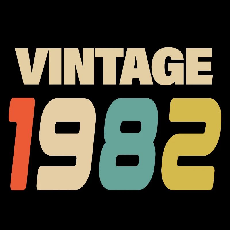 1982 Vintage Retro Classique 1982