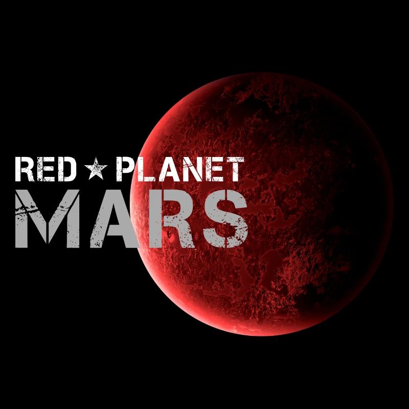 Mars Red Planet Gift for Space Fans