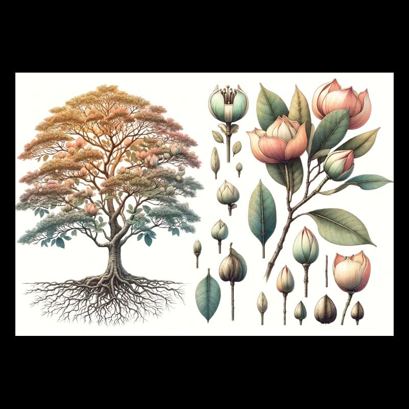 Magnolie Botanik