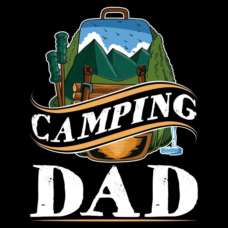 Camping Dad Berge Wandern Bergsteigen Camper