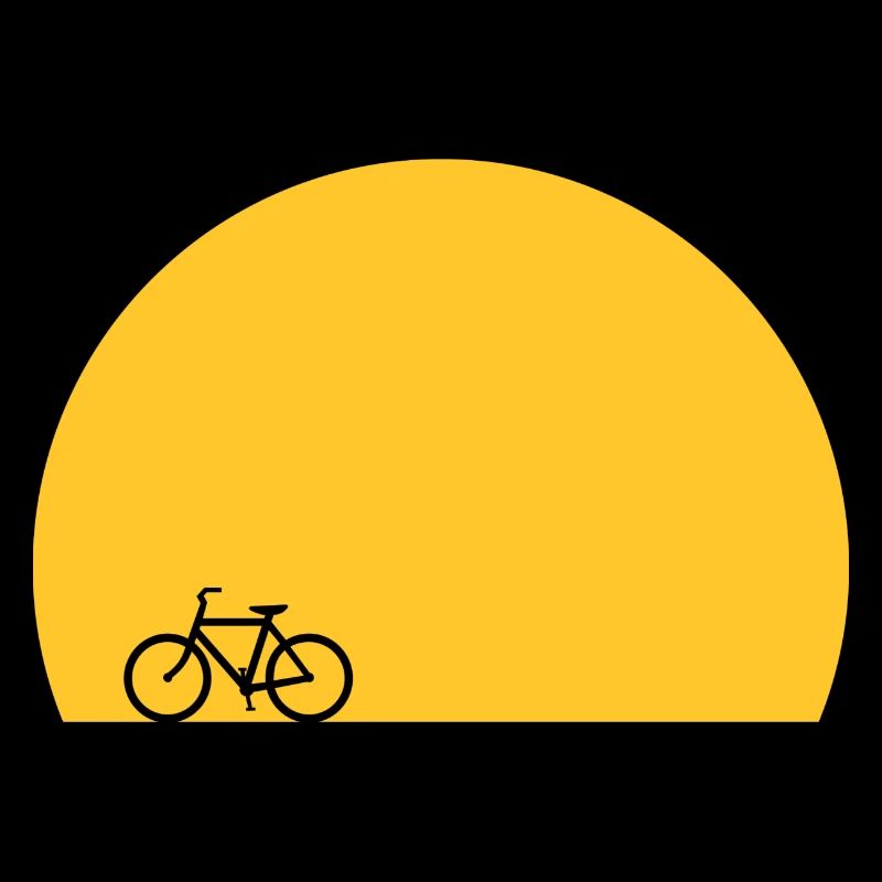 Lever de soleil à vélo