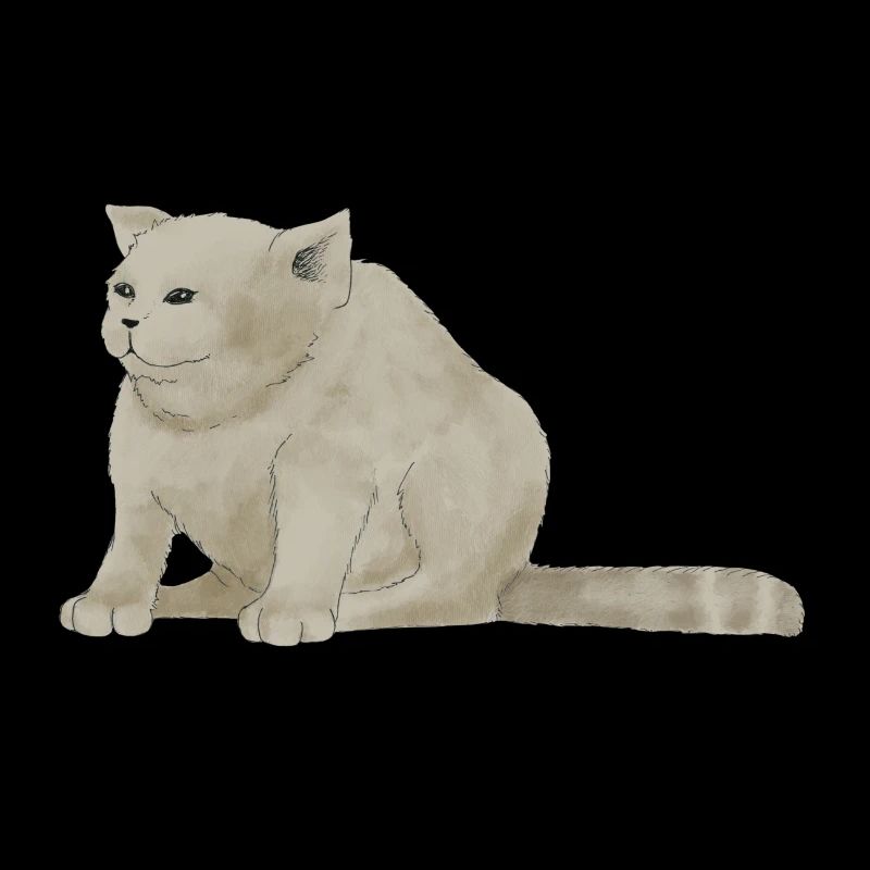 Dicke verwöhnte Katze