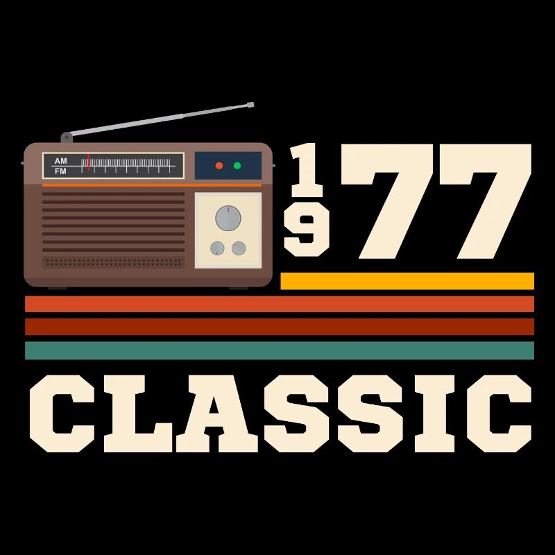 Anniversary 1977 retro classic