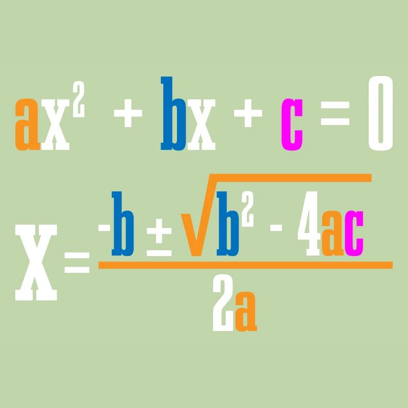 Quadratic Formula For Math Class 7