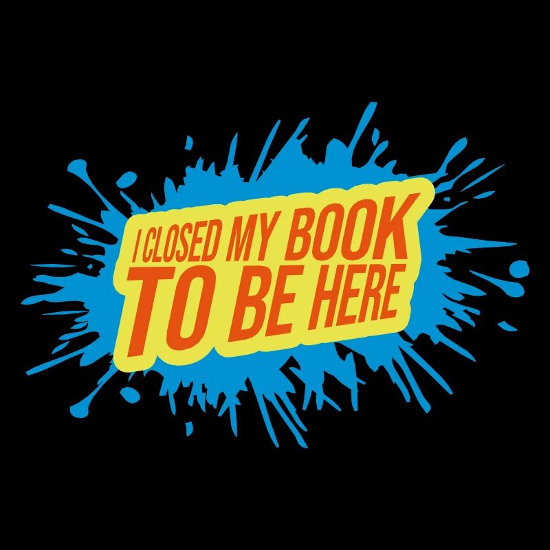 I closed my book